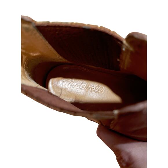 Madewell Ainsley Chelsea Boot Brown Women's Size 7 - Picture 9 of 10